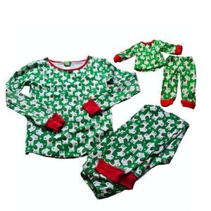 Dolly & Me Christmas reindeer Pajamas girls S6/6x with matching Doll pajamas